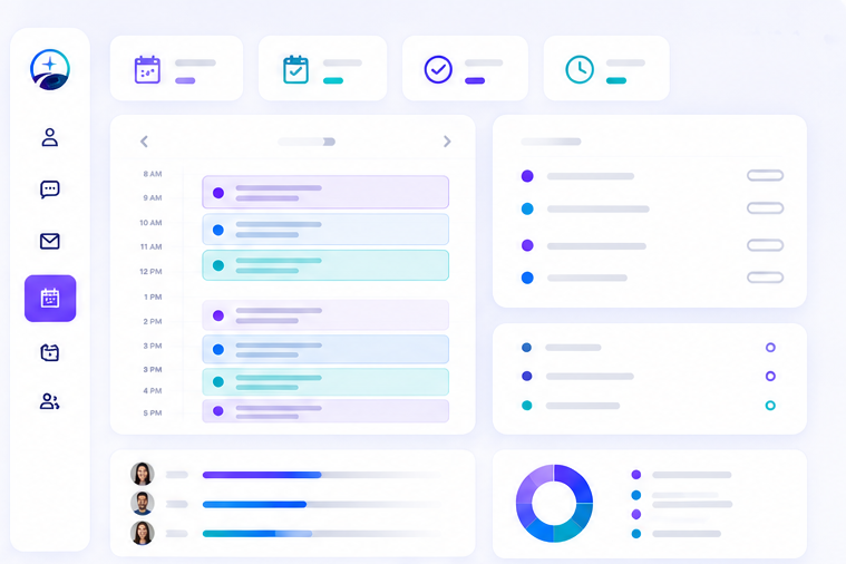 Nova graphic — sell and schedule